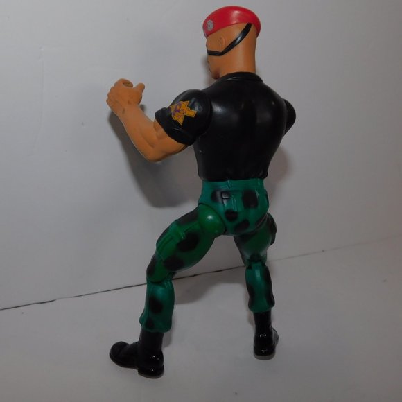 Vintage 1985 GRIPPER 6.5" Action Figure Rambo Force of Freedom Red Beret Coleco - Picture 6 of 7